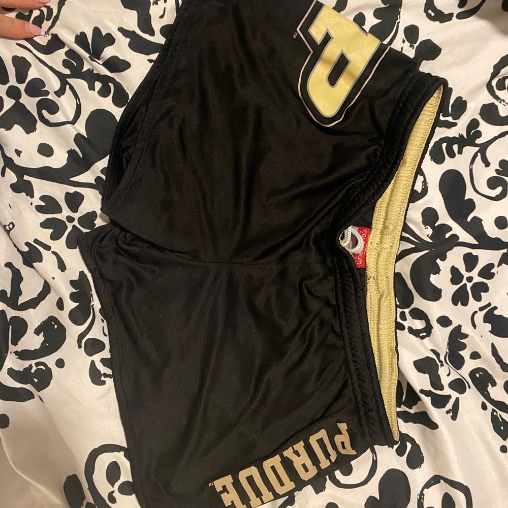 Purdue Women's Black Shorts